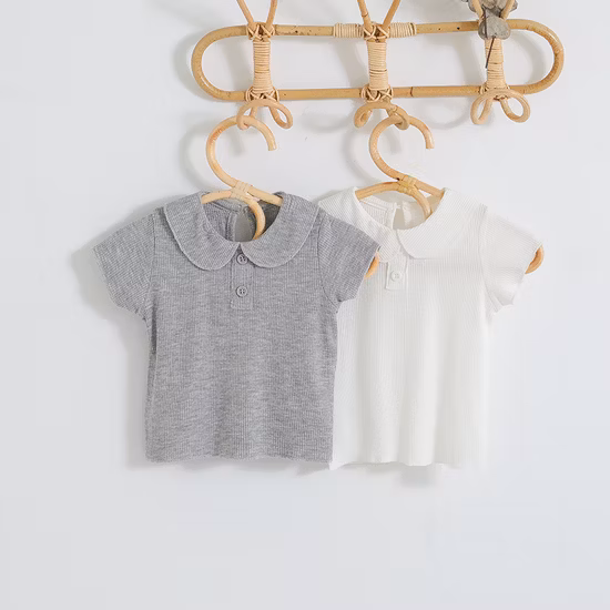 Solid Color Short Sleeve Breathable Men′ S T-Shirts