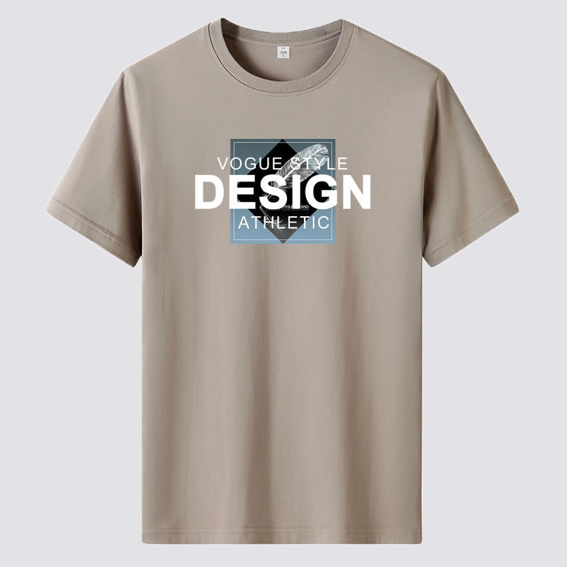 New Design Customize Logo Printing Large Plus Size Men&prime; S T-Shirts for Men 100% Cotton Oversize T Shirts Men