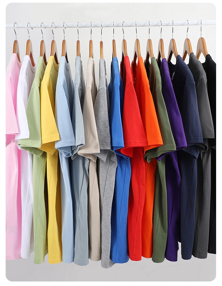 Wholesale Custom Men&prime; S Tee T Shirt Pima Cotton 180g Slim Fit Printing Embroidery Short Sleeve Plain Custom Logo T-Shirt Men T Shirt