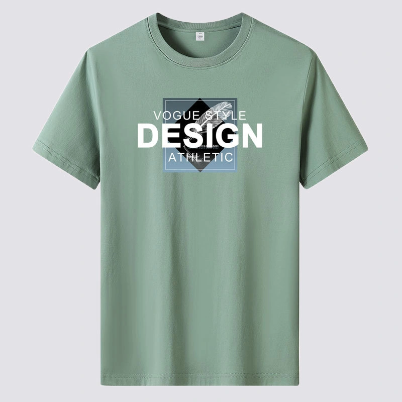 New Design Customize Logo Printing Large Plus Size Men&prime; S T-Shirts for Men 100% Cotton Oversize T Shirts Men