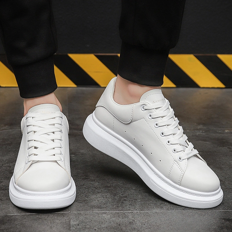 Men&prime; S Inner Elevated Small White Shoes Men&prime; S Sneakers Shoes