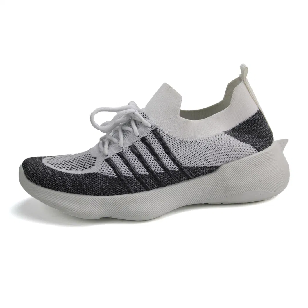 Mesh Flying Woven Breathable Sports Sneakers Running Shoes Men Fashion Casual Shoes