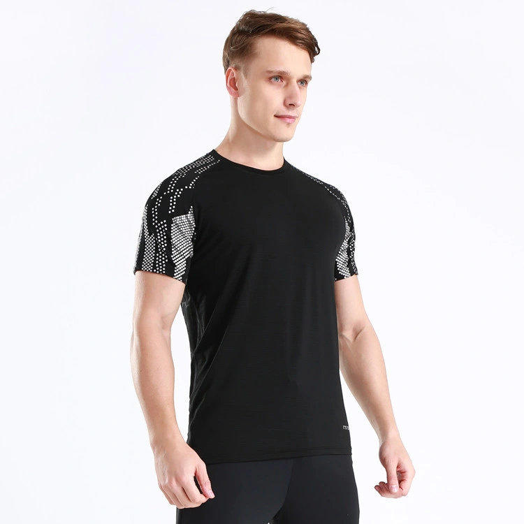 Gym Sports Short Sleeves Breathable Tank T Shirt for Men Training Wear