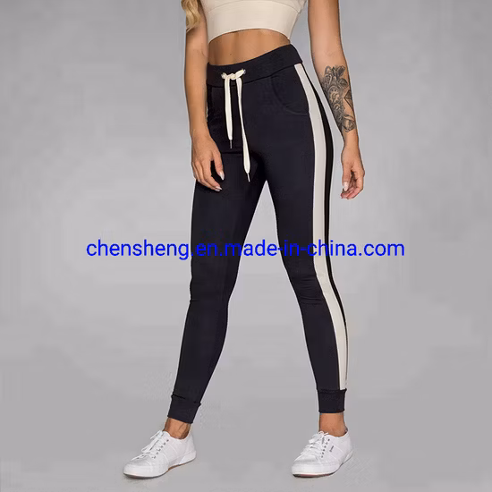 Fashion Patterned Fitness Clothes Casual Slim Fit Women Jogger Pants for Sport Gym